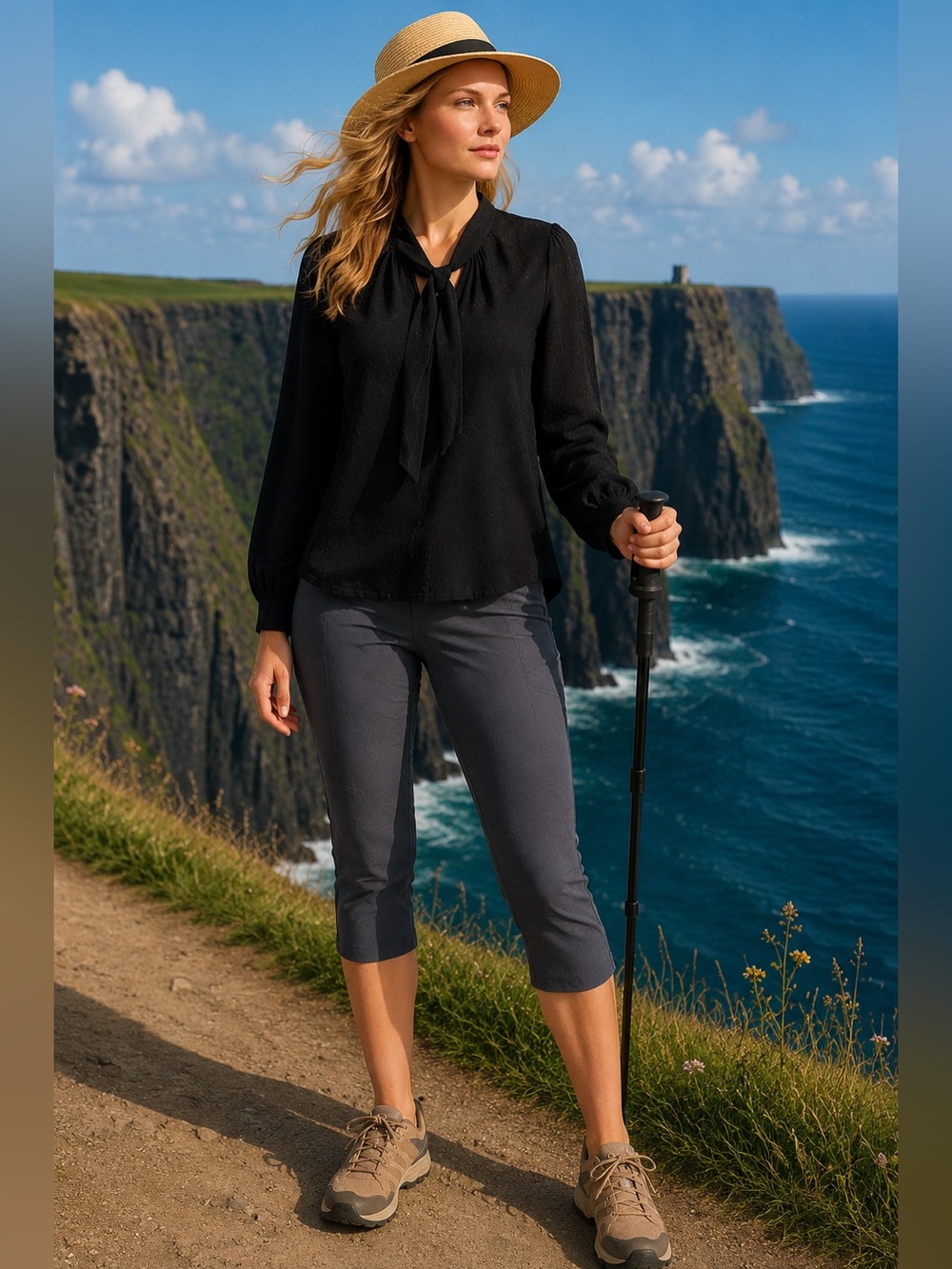 ⛰️ Swiss Alps Hiking Pants – Gray Size 38 ⛰️
